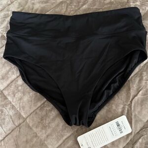 CRZ YOGA Women's Black High-Rise tankini bottom